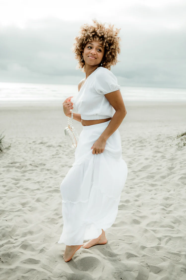 Lita One Shoulder Crop Top - Image 2