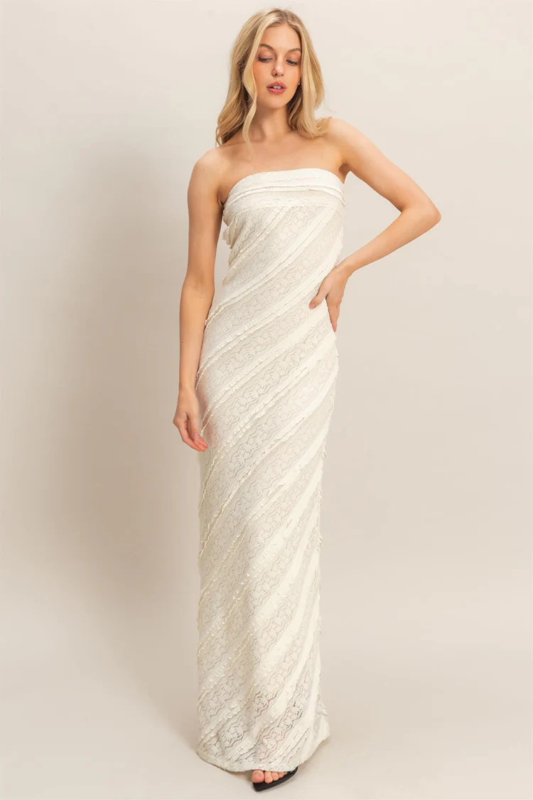 Magnolia Lace Strapless Gown - FINAL SALE - Image 3