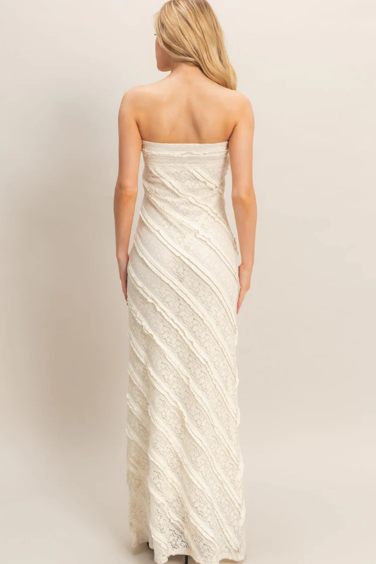 Magnolia Lace Strapless Gown - FINAL SALE - Image 4