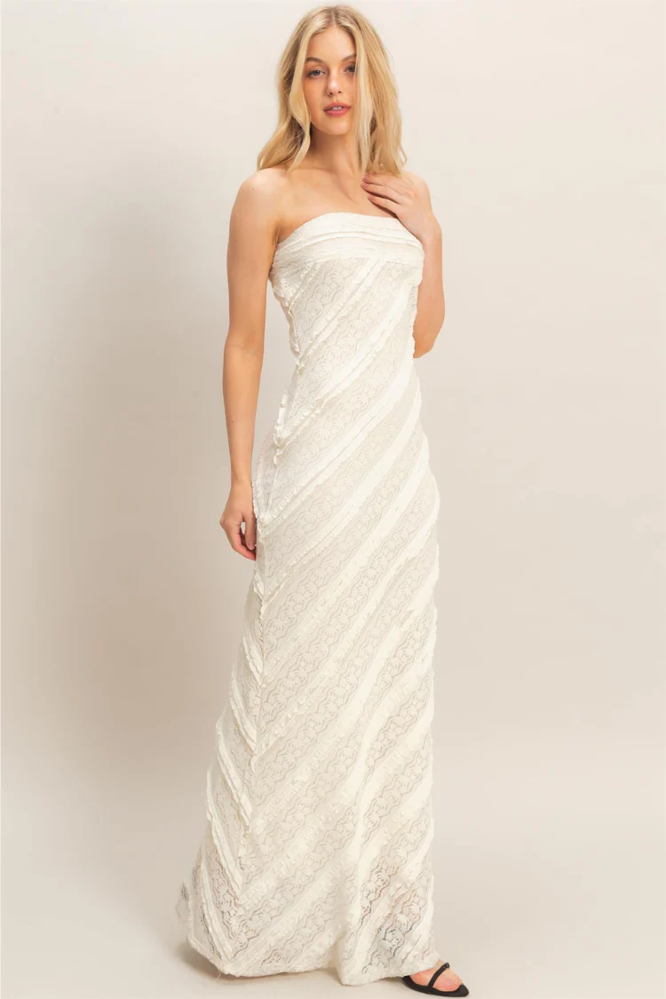 Magnolia Lace Strapless Gown - FINAL SALE - Image 6