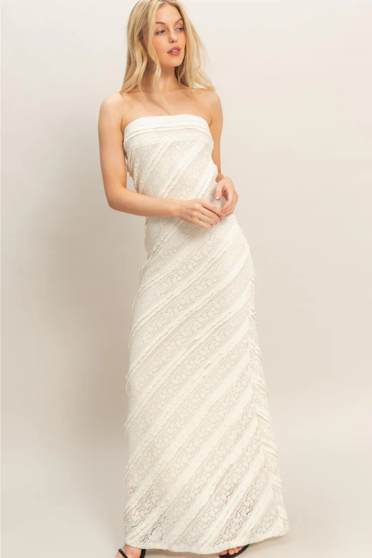Magnolia Lace Strapless Gown - FINAL SALE - Image 8