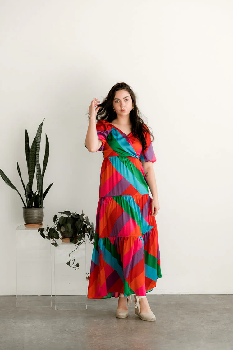 Riviera Maya Rainbow Maxi Dress - FINAL SALE - Image 2