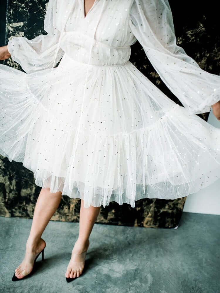 Twilight Tulle Star Mini Dress - FINAL SALE - Image 4